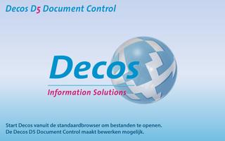 Decos D5 Document Control ポスター