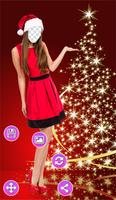 Christmas Girl Fashion Photo Frame imagem de tela 2