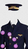 Pilot Uniform Photo Frames Screenshot 1