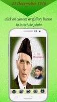 25 December Quaid Day Selfie Editor HD capture d'écran 1