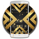 Angemessenes Gold Black Theme APK