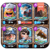 Kampf Deck Arena Clash Royale Zeichen