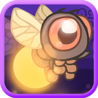 Fire Fly Dash: Cute ALI-TAP-TAP Light Bee at Night أيقونة