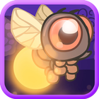 Fire Fly Dash: Cute ALI-TAP-TAP Light Bee at Night icône