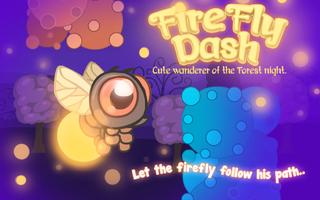 Fire Fly Dash: Cute ALI-TAP-TAP Light Bee at Night Affiche