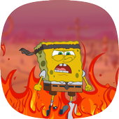 Zombie Bottom - Walking Sponge games (Sponge-Bob) ikona