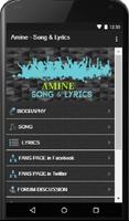 Amine Music and Lyrics постер