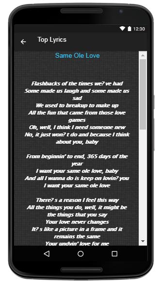 Anita Baker Song & Lyrics capture d'écran 4.