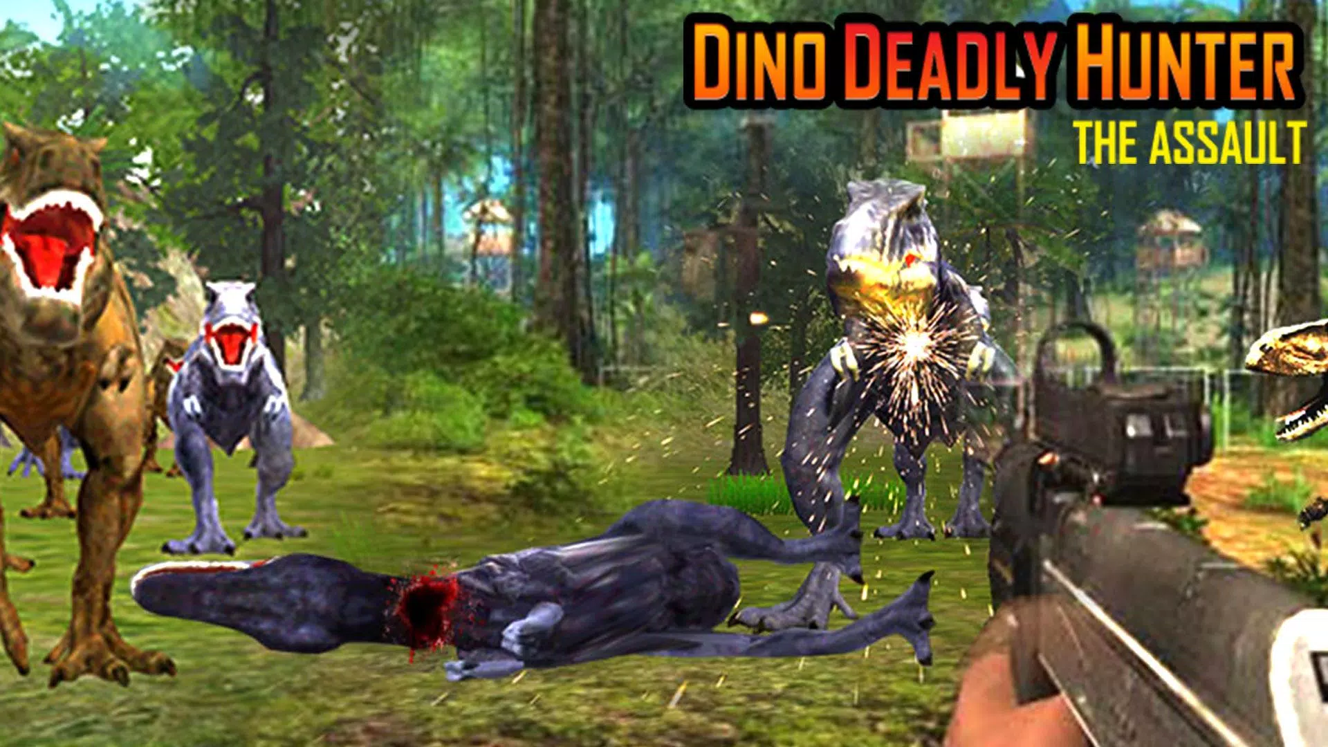 vingança mortal caçador de dinossauros fps jogo - Download do APK