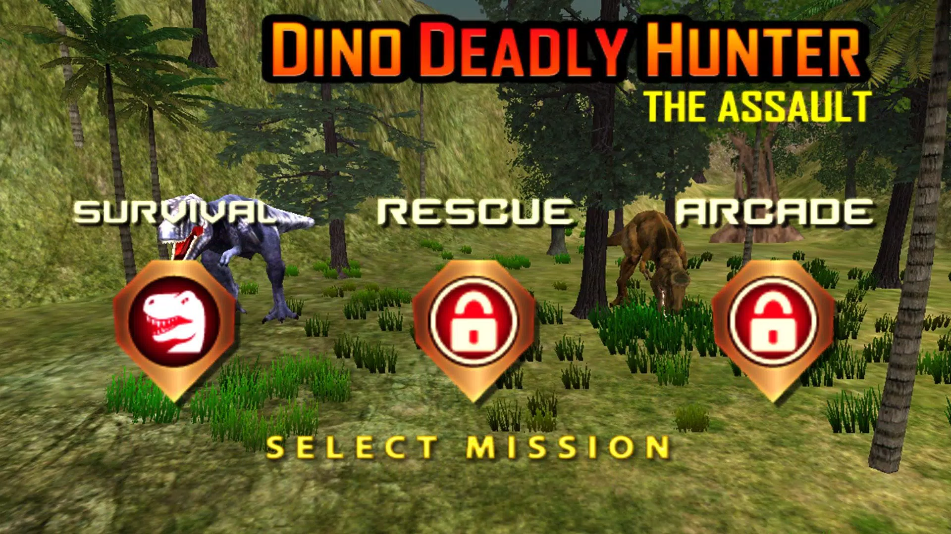 vingança mortal caçador de dinossauros fps jogo - Download do APK para  Android