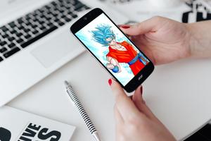 Goku Super Saiyan God Blue Wallpapers HD 4K Affiche