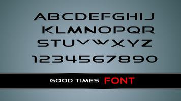 Good Times Fonts Pack Affiche