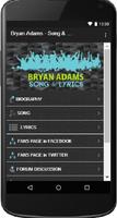 Bryan Adams - Song & Lyrics Plakat
