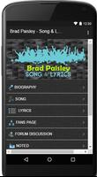 Brad Paisley - Song & Lyrics capture d'écran 1