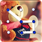 Teddy Bear Pattern Screen Lock icon