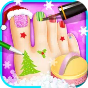 Holiday Toe Nails SPA