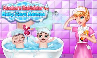 Newborn Babysitter - Baby Care Games Affiche