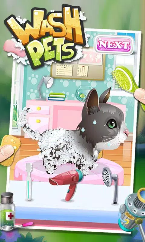 Wash and Treat Pets : help fluffy cats and puppies ! educational Kids Game  - FREE::Appstore for Android