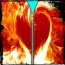 Fire Zip Lock Screen APK