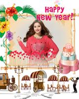 happy new year 2015 frame Affiche