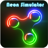 Neon Fidget Spinners (Simulator) icon