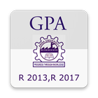 آیکون‌ ANNA UNIV GPA Calculator - Regulation 2017 , 2013