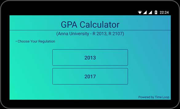 ANNA UNIV GPA Calculator - Regulation 2017 , 2013 for ...