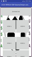 2018 WORLD CUP fixtures(Groups n Matches Schedule) capture d'écran 2