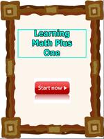 Learning Math Plus One Affiche