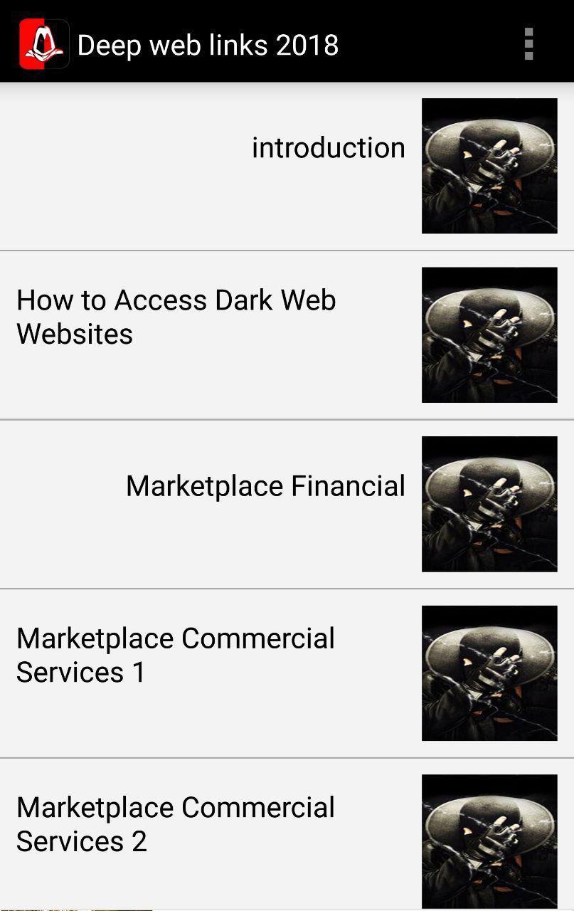 Deep Web Drug Links