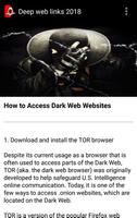 deep web links 2018 capture d'écran 2