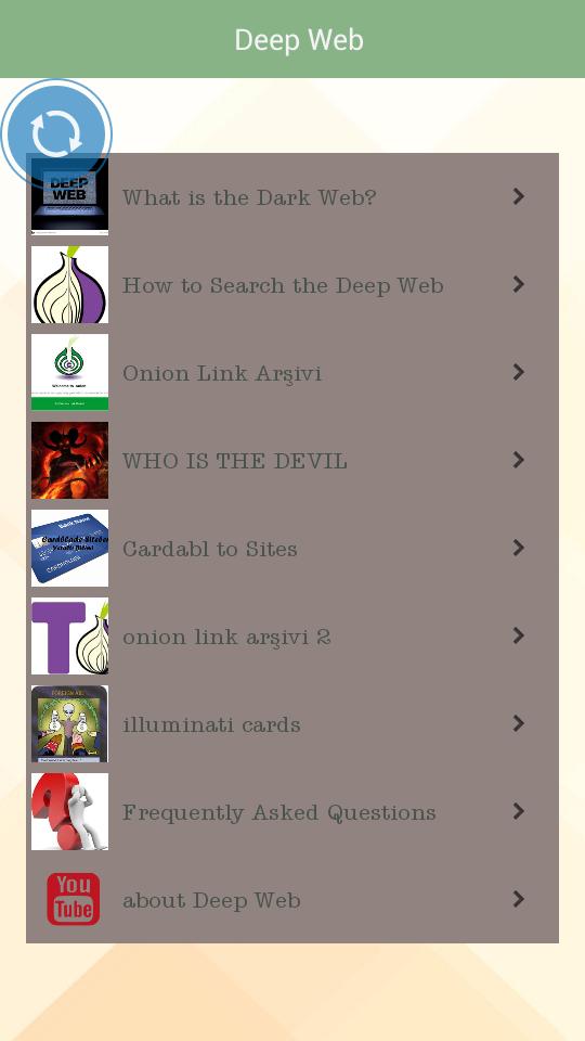 Deep web links