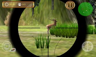 Deer Hunt Sniper Shooting 3D Affiche