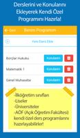 Ders Çalışma Programım screenshot 1