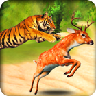 Icona Tiger Hunting Deer Game, Jungle Shooting