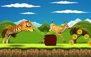 3 Schermata Tiger Hunting Deer Game, Jungle Shooting