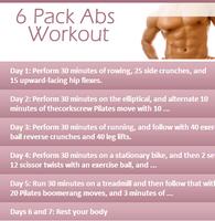 6 Pack Abs Workout Affiche