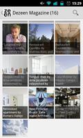 Dezeen Magazine RSS Reader الملصق