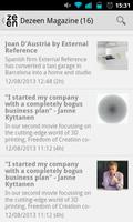 Dezeen Magazine RSS Reader screenshot 2