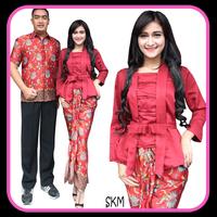 Baju Batik Couple Modern Cartaz