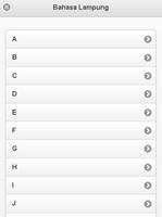 Kamus Bahasa Lampung Android capture d'écran 2