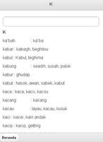 Kamus Bahasa Lampung Android capture d'écran 3