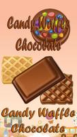Candy Waffle Chocolate Affiche