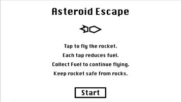 Asteroid Escape Affiche