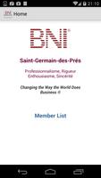 BNI Saint-Germain-des-Prés पोस्टर