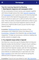 Tips for Learning Spanish poster