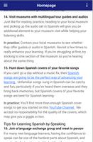 Tips for Learning Spanish captura de pantalla 2