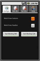 Message and call blocker تصوير الشاشة 1