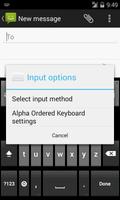 ABC Ordered Keyboard capture d'écran 1