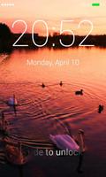 Swans Lock Screen syot layar 2